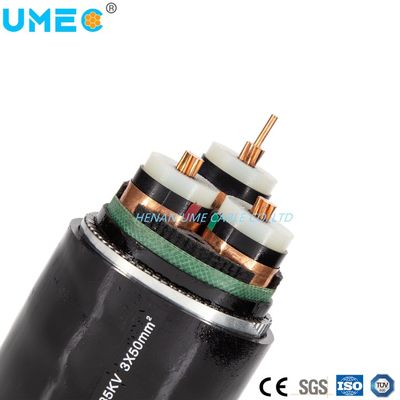 Cable di alimentazione elettrica isolato XLPE a tensione media 12/20kv 18/30kv specificato dal cliente