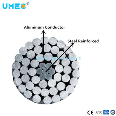 Conducente ACSR in alluminio rinforzato con acciaio da 50mm² per coniglio dello Zimbabwe