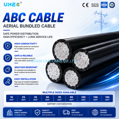 0.6/1kV Cavo aereo a connessione aerea ABC Cavo per la distribuzione di energia